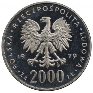 PRL, PRÓBA nikiel 2000 złotych 1979 Kopernik