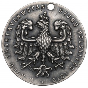 II RP, Medal Paderewski W roku zmartwychwstania Sejmu 1919 - rzadkość