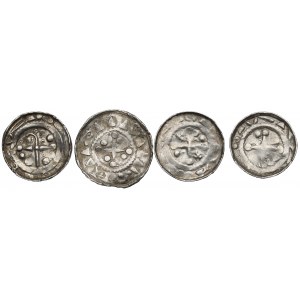 Germany, Cross denarius set - including interesting