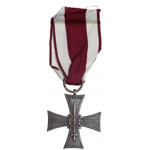 II RP, Kříž za statečnost 1920 Knedler - číslováno podle vojáka 19. pěšího pluku