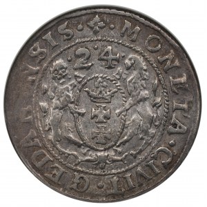 Sigismund III, 18 groschen 1623/4, Danzig - NGC AU55