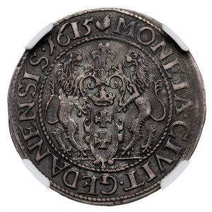 Sigismund III, 18 groschen 1615, Danzig - NGC AU50