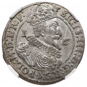 Sigismund III, 18 groschen 1625, Danzig - NGC MS62