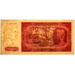 PRL, 100 złotych 1948 K , BARDZO RZADKI - PMG 40