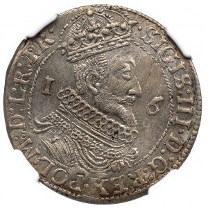 Sigismund III, 18 groschen 1623, Danzig - NGC MS61