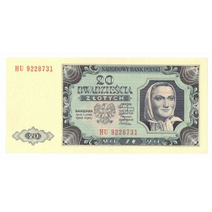 PRL, 20 Zloty 1948 HU