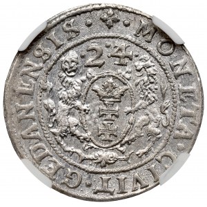 Žigmund III Vasa, Ort 1623/4, Gdansk - PR NGC MS63