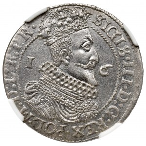 Sigismund III Vasa, Ort 1623/4, Danzig - PR NGC MS63