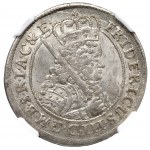 Prusy Książęce, Fryderyk III, Ort 1698, Królewiec - NGC MS65