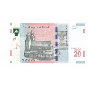 III RP, 20 złotych 2015 - 1050 rocznica chrztu Polski