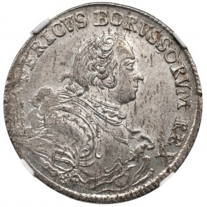 Germany, Friedrich II, 18 groschen 1752 - NGC MS62