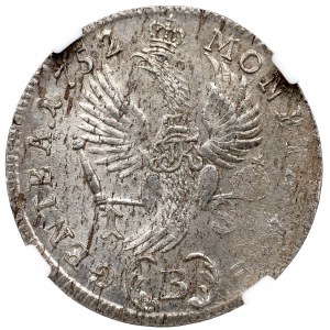 Germany, Friedrich II, 18 groschen 1752 - NGC MS62