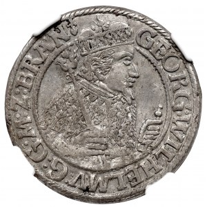 Knížecí Prusko, Jiří Vilém, Ort 1622, Königsberg - NGC AU55