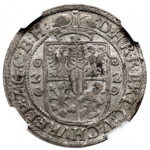 Knížecí Prusko, Jiří Vilém, Ort 1622, Königsberg - NGC AU55