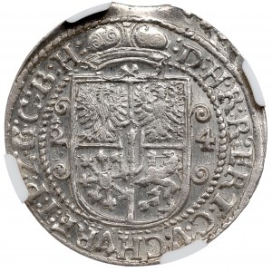 Knížecí Prusko, Jiří Vilém, Ort 1624, Königsberg - NGC MS62
