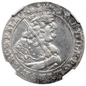 Ducal Prussia, Frederick William, Ort 1685 HS, Königsberg - NGC MS61