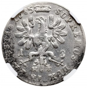 Prusy Książęce, Fryderyk Wilhelm, Ort 1685 HS, Królewiec - NGC MS61