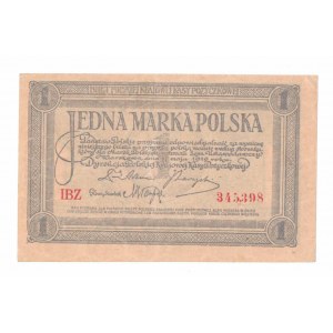 II RP, 1 Polish mark 1919 IBZ