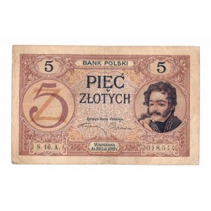 II RP, 5 zloty 1919 S.16.A