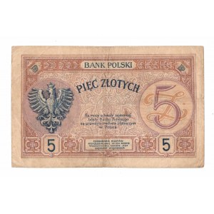 II RP, 5 zlotých 1919 S.16.A