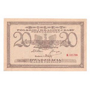 II RP, 20 Polish marks 1919 K