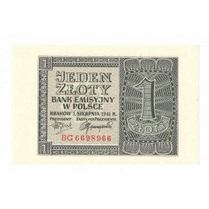 GG, 1 złoty 1941 BC