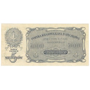 II RP, 5 Millionen polnische Mark 1923 A