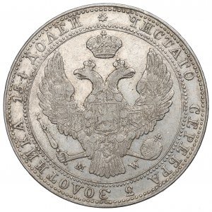 Partage russe, Nicolas Ier, 3/4 rouble=5 or 1838 MW, Varsovie