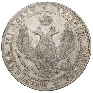 Ruské delenie, Mikuláš I., 3/4 rubľa = 5 zlatých 1837 MW, Varšava