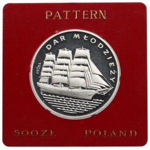 Volksrepublik Polen, 500 Gold 1982 Geschenk der Jugend - Muster Silber