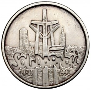 III RP, 100.000 złotych 1990 Solidarność typ B