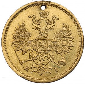 Russland, Alexander II, 5 Rubel 1868 HI