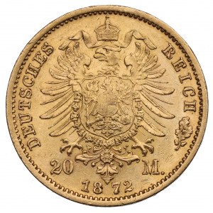 Germany, Sachsen, 20 mark 1872