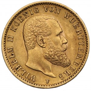 Německo, Württemberg 20 značek 1894