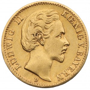 Nemecko, Bavorsko, 10 mariek 1876