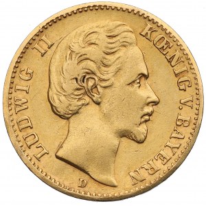 Německo, Bavorsko, 10 značek 1876