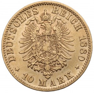 Nemecko, Württemberg, 10 mariek 1880