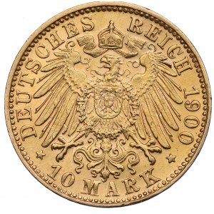 Německo, Bavorsko, 10 marek 1900