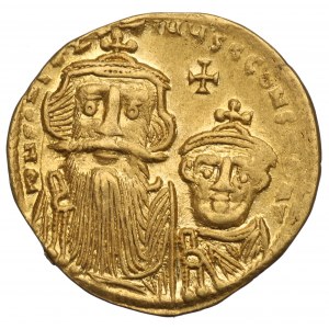 Byzanz, Konstans II., Festes Konstantinopel