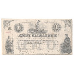 Maďarsko, (Ministerstvo financií v exile New York), 1 dolár 1852