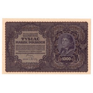 II RP, 1000 polnische Mark 1919 II SERIE N