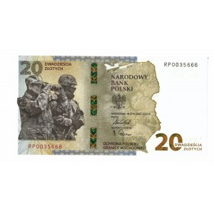 III RP, 20 złotych 2022 - Ochrona polskiej granicy wschodniej