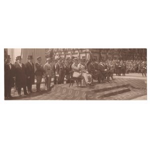 II RP, Fotografia z odhalenia pomníka kniežaťa Poniatowského, Varšava 1924