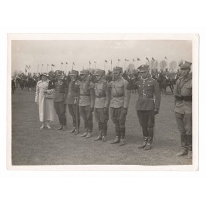 II RP, Photograph of the 1st Horse Rifle Regiment, Garwolin - regimental celebration 1936