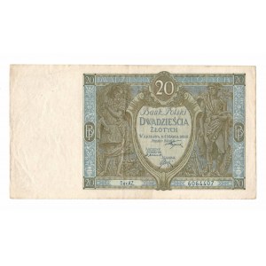 II RP, 20 Zloty 1926 Ser AZ. - SELTEN