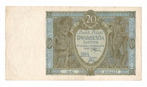 II RP, 20 złotych 1926 Ser AZ. - RZADKOŚĆ