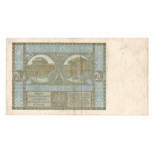 II RP, 20 Zloty 1926 Ser AZ. - SELTEN