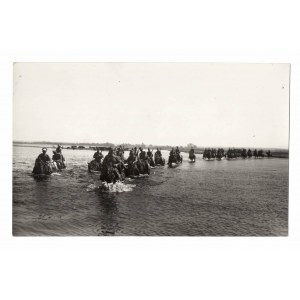 II RP, Fotografia 1 Pułku Strzelców Konnych, Garwolin - manewry