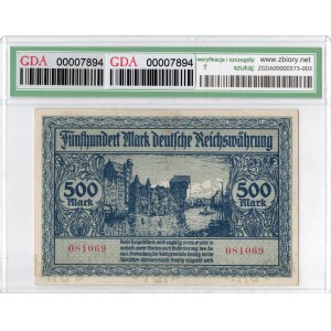 Gdansk, 500 marks 1922 - GDA 40