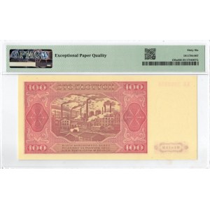 PRL, 100 zloty 1948 KR - PMG 66EPQ